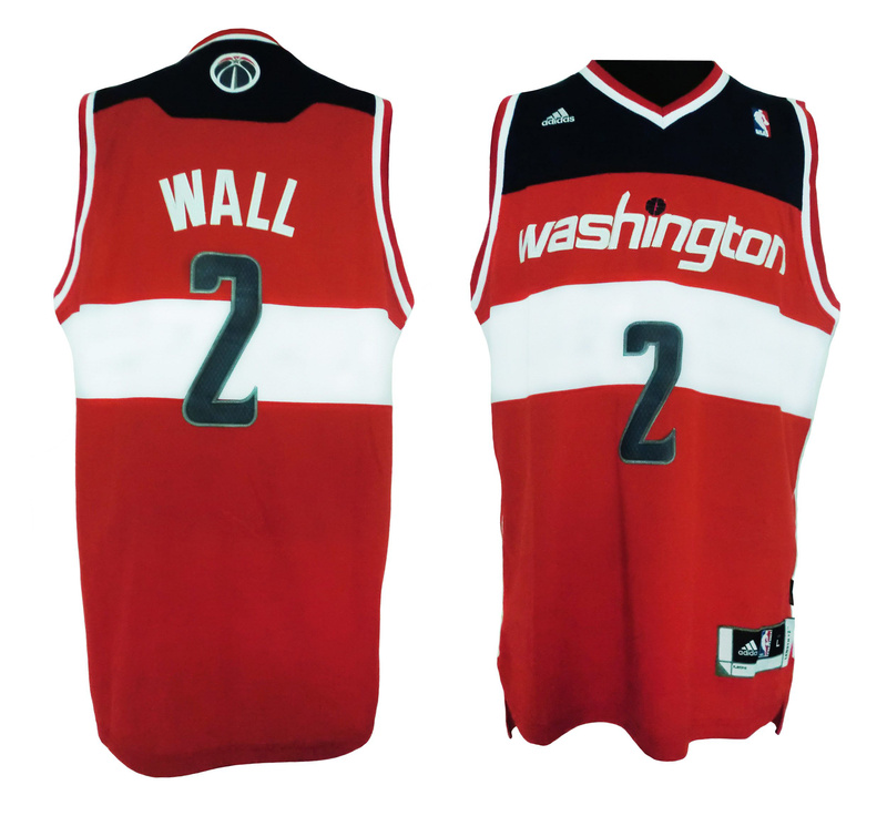  NBA Washington Wizards 2 John Wall New Revolution 30 Swingman Road Red Jersey
